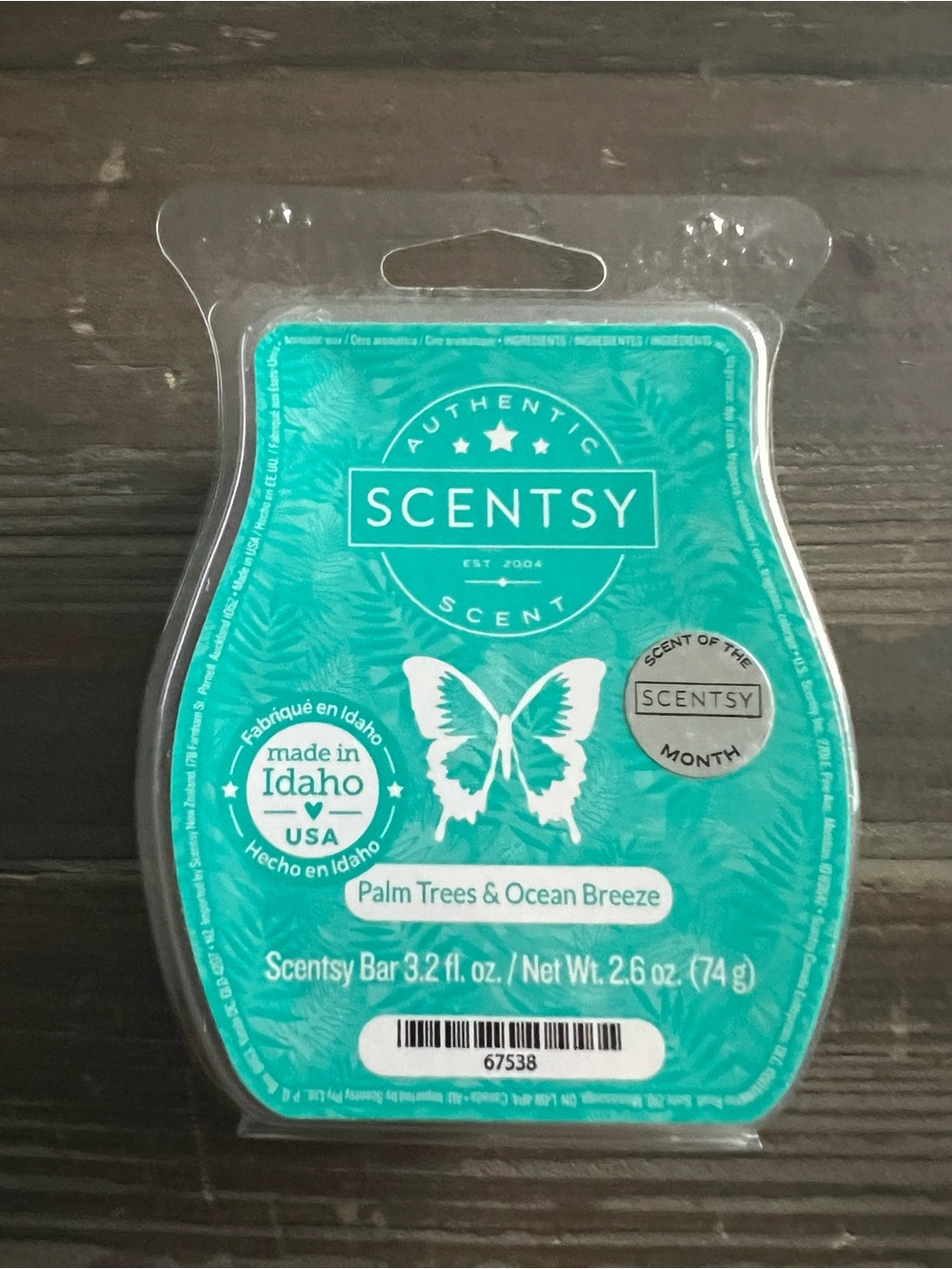 Palm Trees & Ocean Breeze - Scentsy Bar - Picture 1 of 2